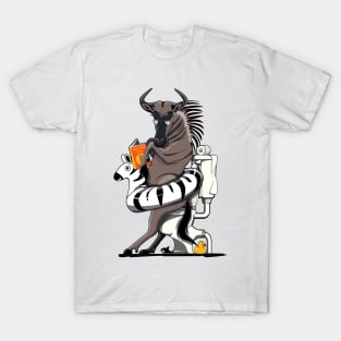 Wildebeest on the Toilet T-Shirt